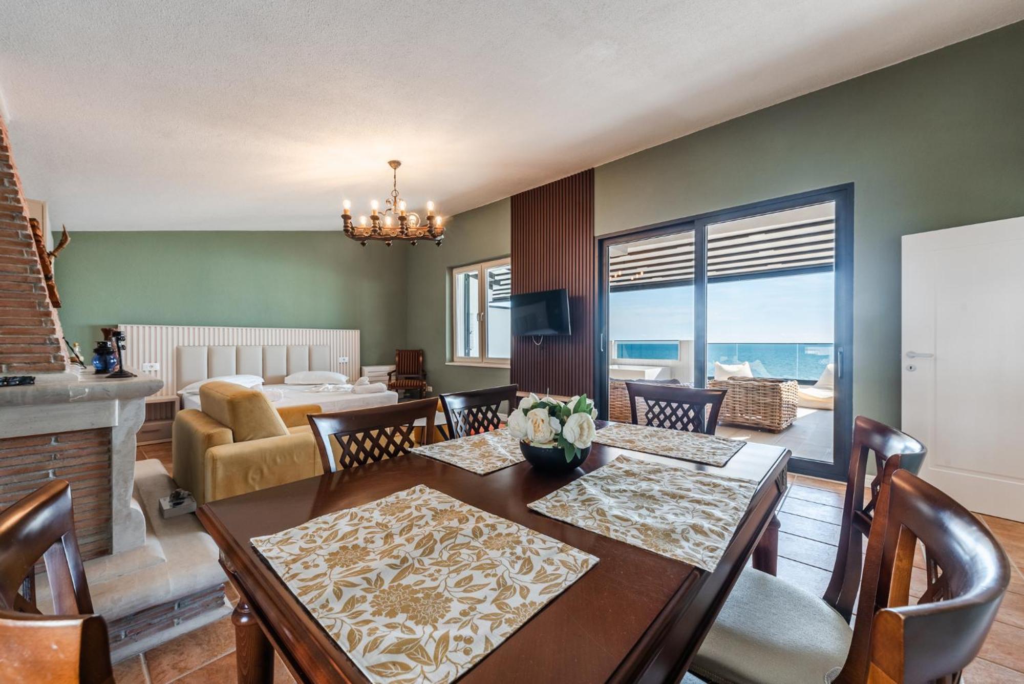 Sea View Apartments Eldo Durrës Rum bild